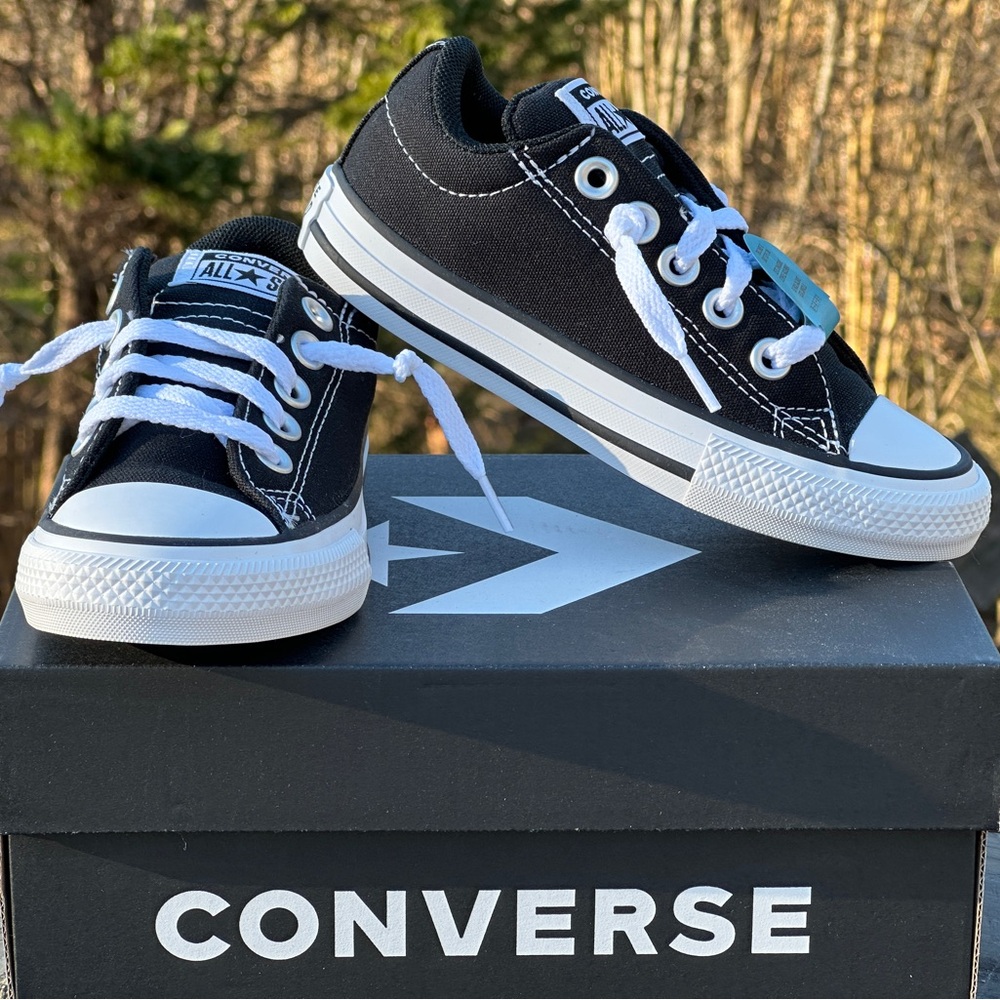 NEW Converse Chuck Taylor All Star Black CTAS Street - Toddler Little Kids Sz 11